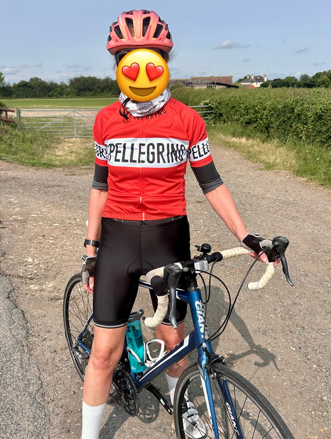 Customer photo review of Retro San Pellegrino Cycling Jersey - Orange