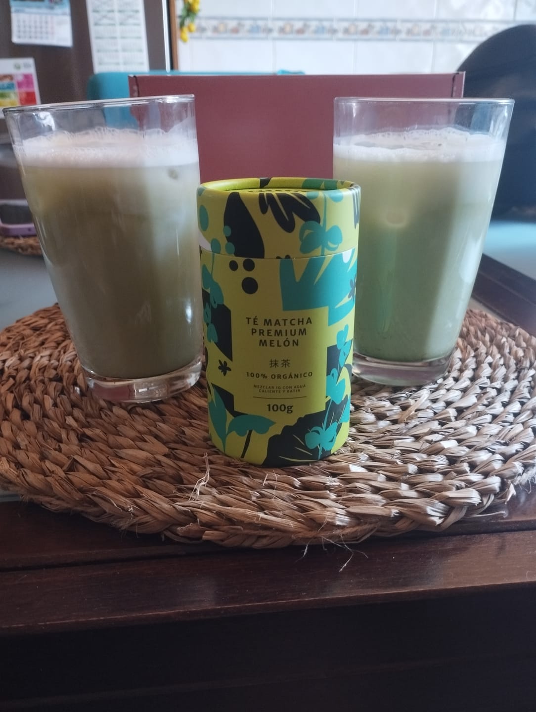 Customer photo review of Té Matcha Premium Melón