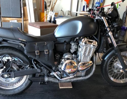 Customer photo review of Honda Rebel Left Side Solo Bag - HRL01