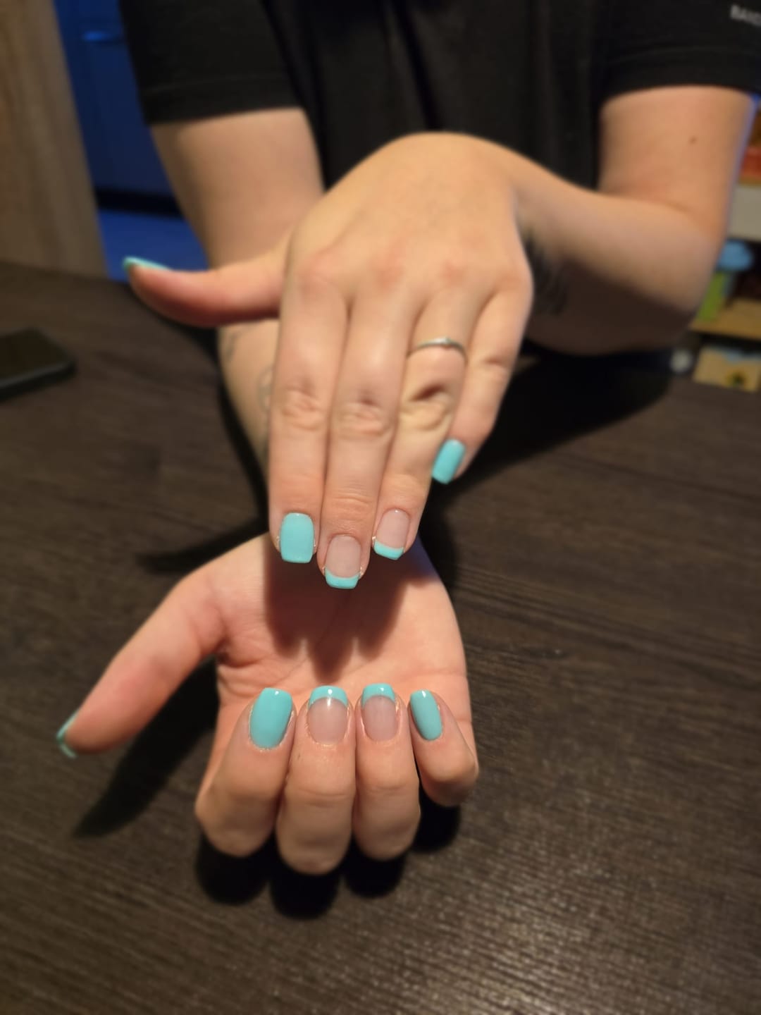 Customer photo review of Diamond White Dipping Powder
