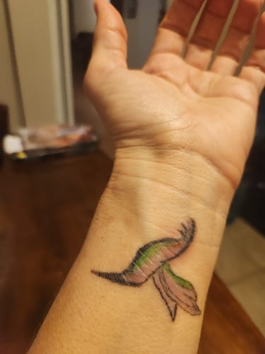 Customer photo review of Tattoo Ink Set