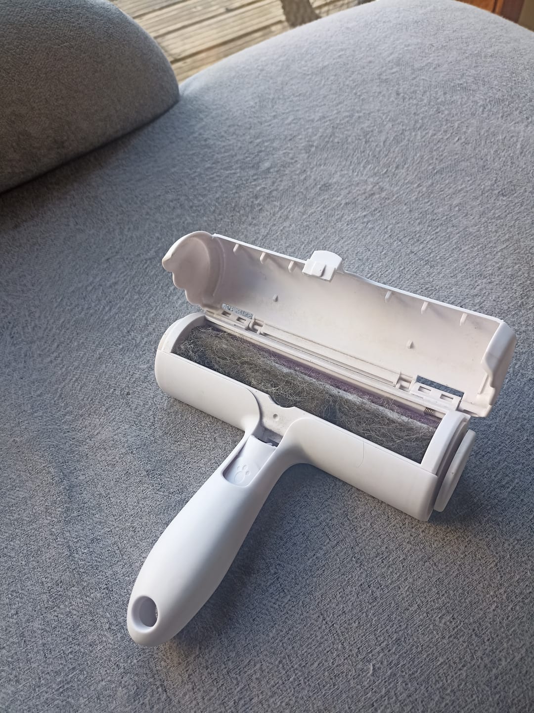 Customer photo review of The Dogs Roller: Elimina pelos y pelusas
