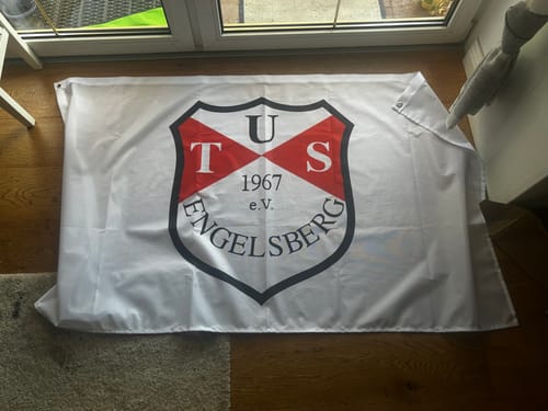 Customer photo review of Fahne inkl. Druck