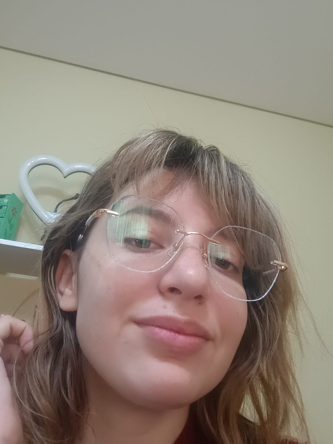 Customer photo review of Lydia Eyeglasses