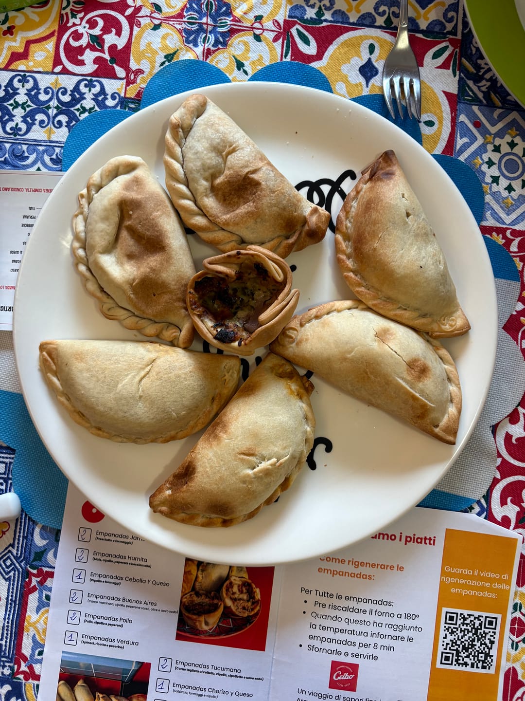 Customer photo review of Box Empanadas Ceibo Sapori