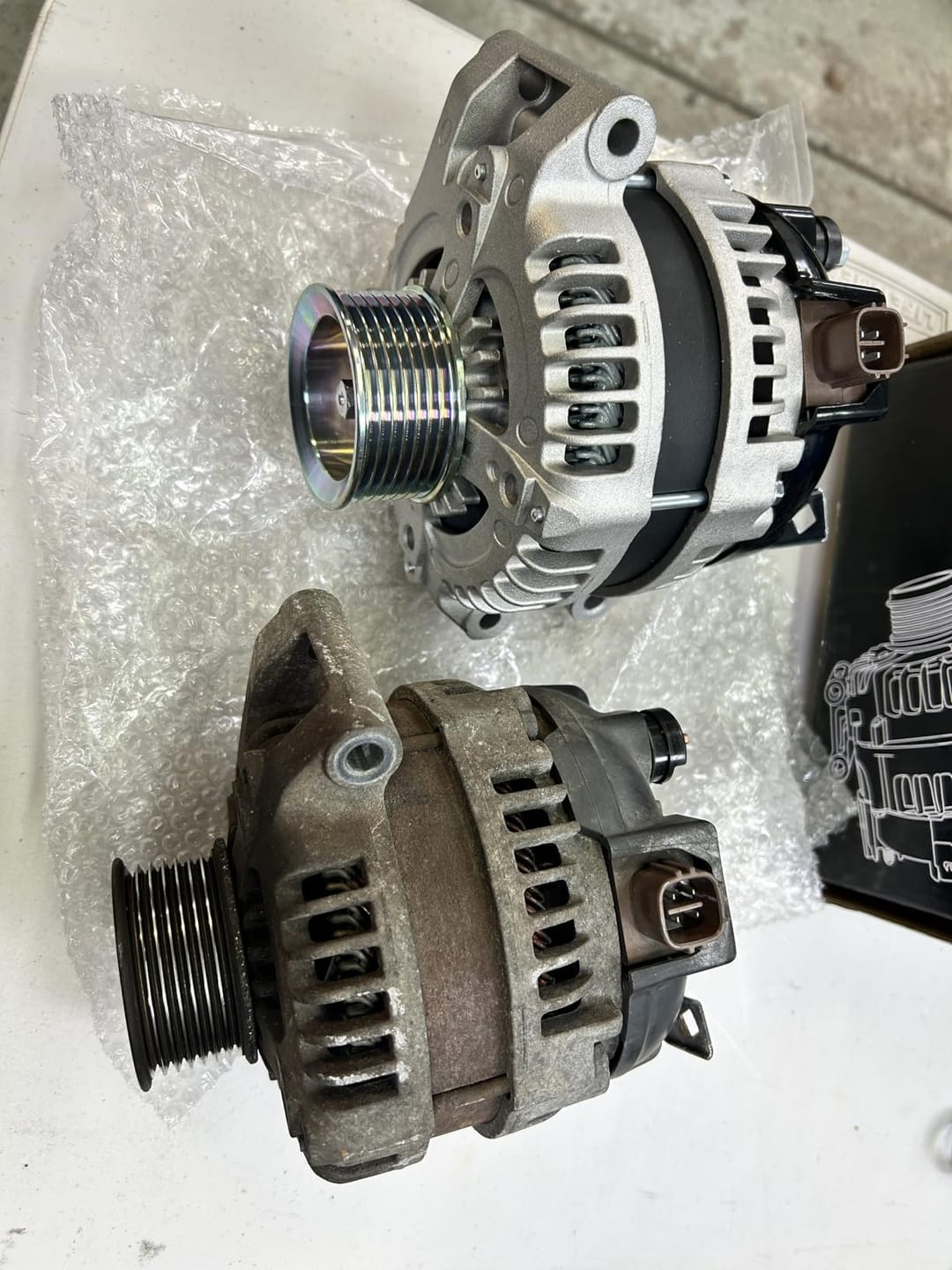 Customer photo review of Alternator for 2009-2014 Acura TSX, 2008-2012 Honda Accord 2.4L L4