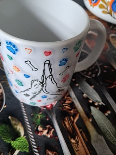 Customer photo review of Bester Hunde Papa (3D Optik) - Individuelle Tasse