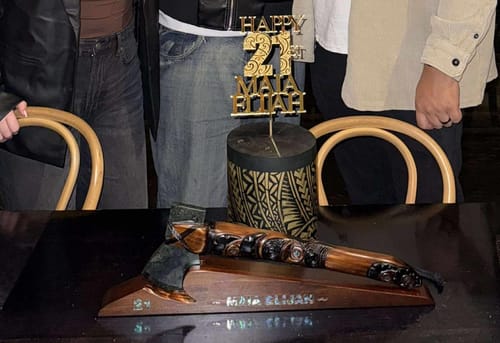 Customer photo review of Maori Axe - Toki Kaka Poto