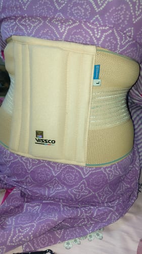 Customer photo review of Sacro Lumbar Belt (Mild Support) | Provides Support to Lower Back | Corrects Posture & Relieves Back Pain (Beige)