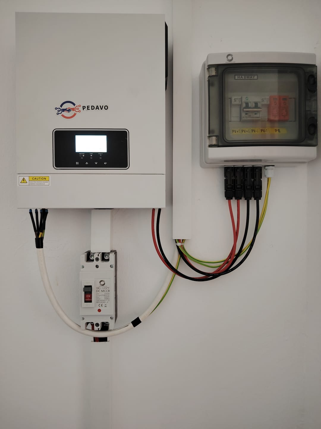 Customer photo review of Sistem Fotovoltaic cu Invertor 3KW Complet