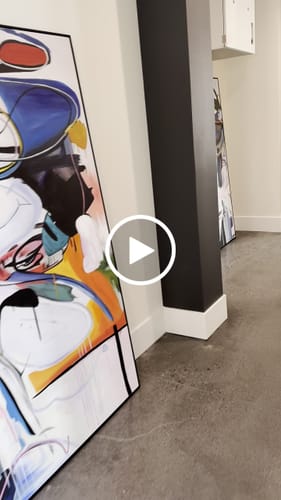 Customer review photo for Abstract Graffiti Art #GA023