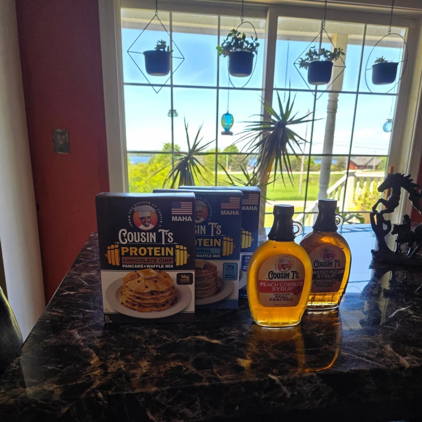 Customer photo review of Cousin T's Roasted Pecan Syrup