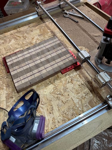 Customer photo review of Router Sled - Wood Slab Flattening Mill
