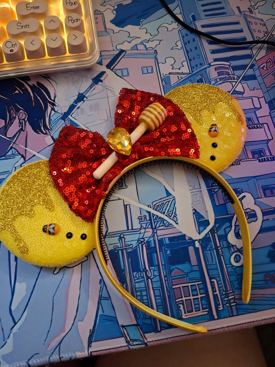 Customer photo review of Pooh Mickey Ears