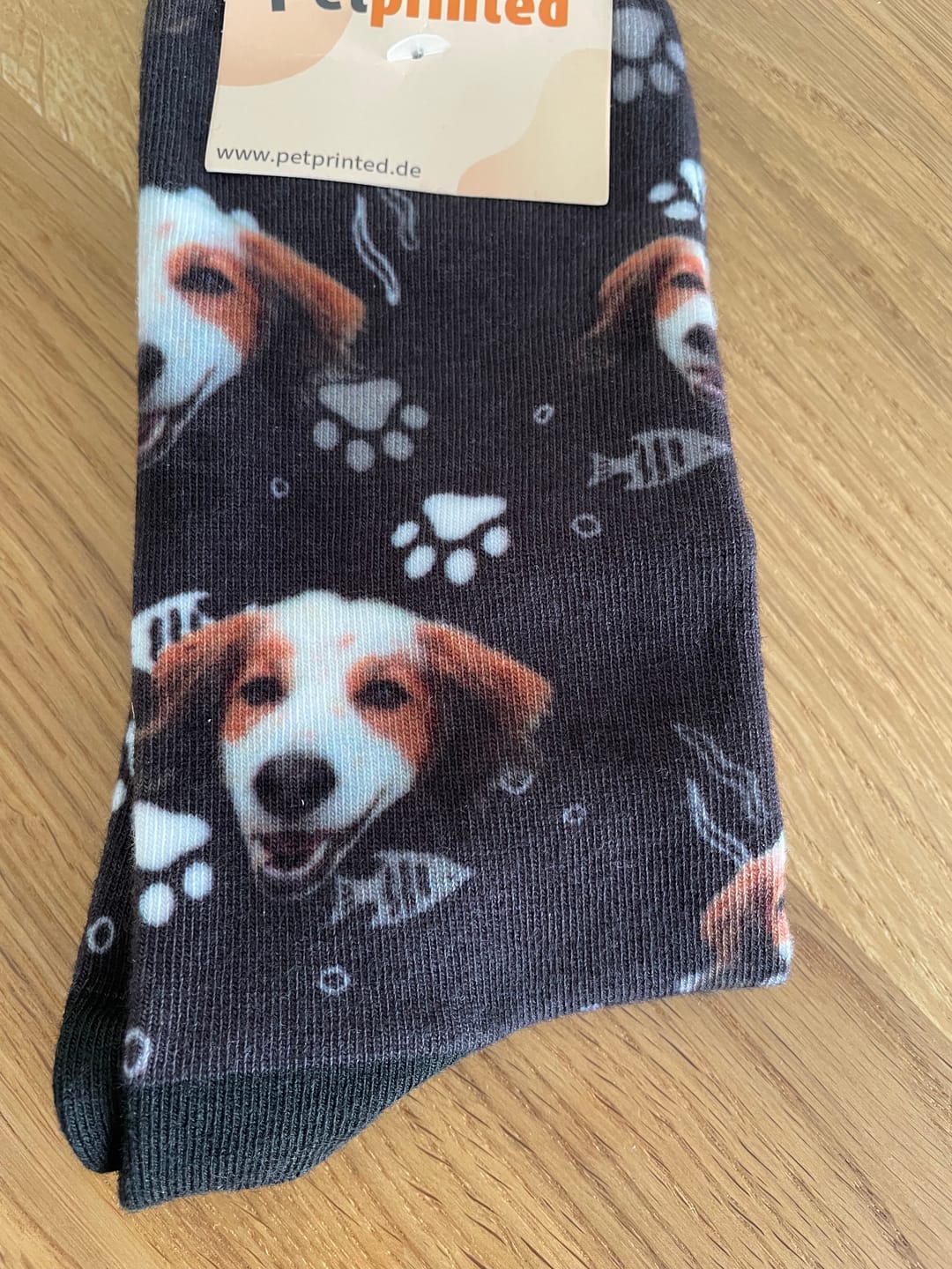 Customer photo review of Dein Foto - Individuelle Socken