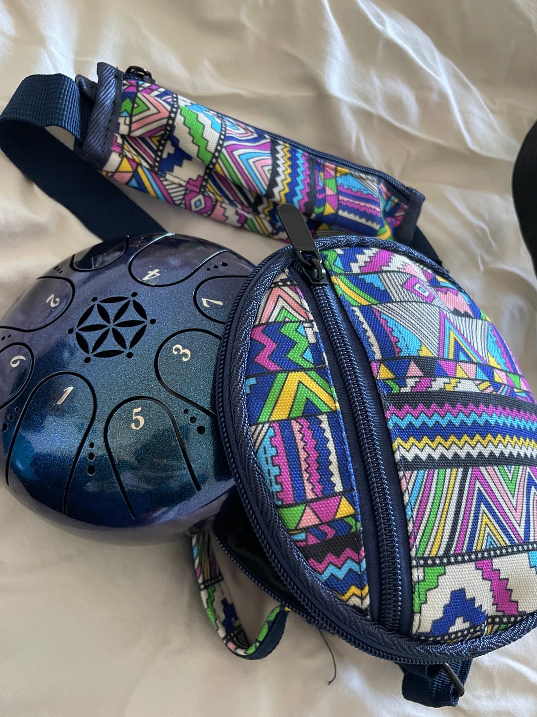 Customer photo review of Hluru Tongue Drum Premium 5" 8-Note C Major w/bag