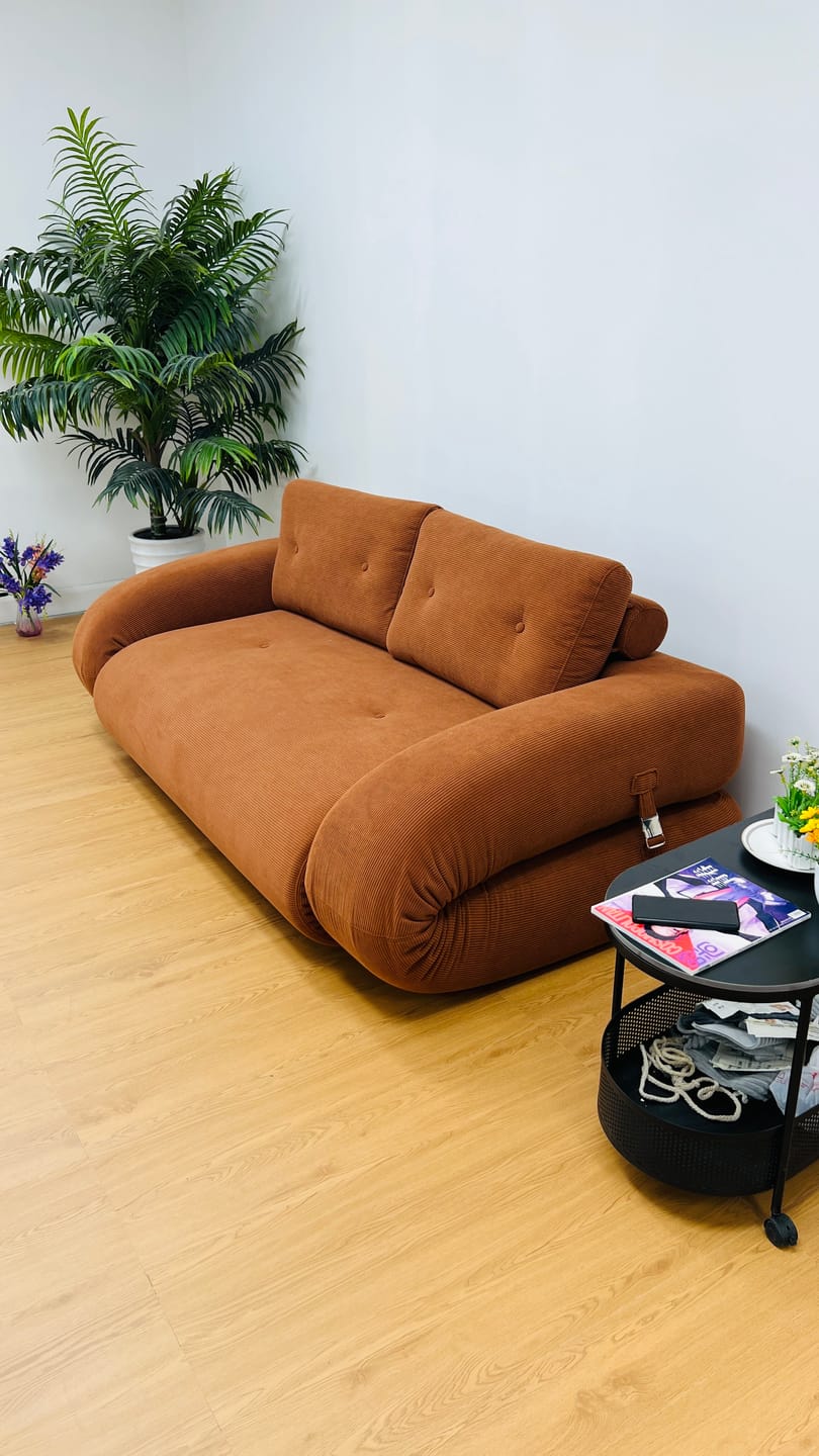 Customer photo review of Flippo Sofa Bed-Orange