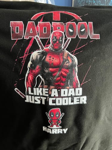 Customer photo review of Dadpool - custom made