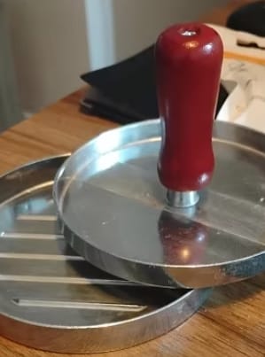 Customer photo review of Burger Press Patty Maker