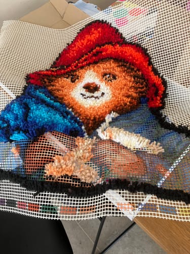 Customer photo review of "Paddington" Latch Hook Rug 60x64cm