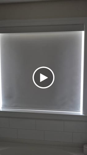 Customer video review of SmartWings Motorized Roller Shades 100% Blackout Essential