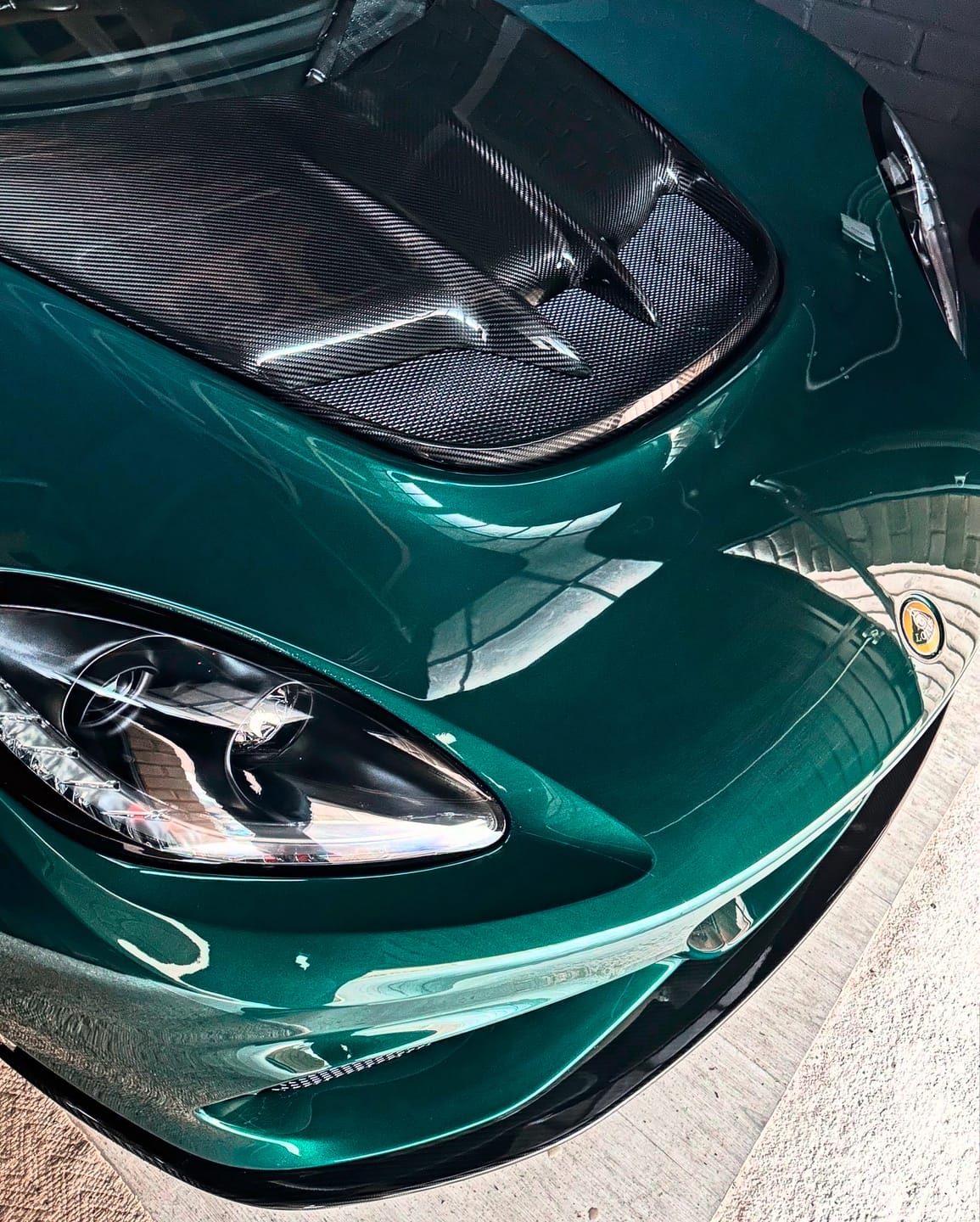 Customer photo review of Lotus Exige V6 V Weave Carbon Fibre Front Access Panel