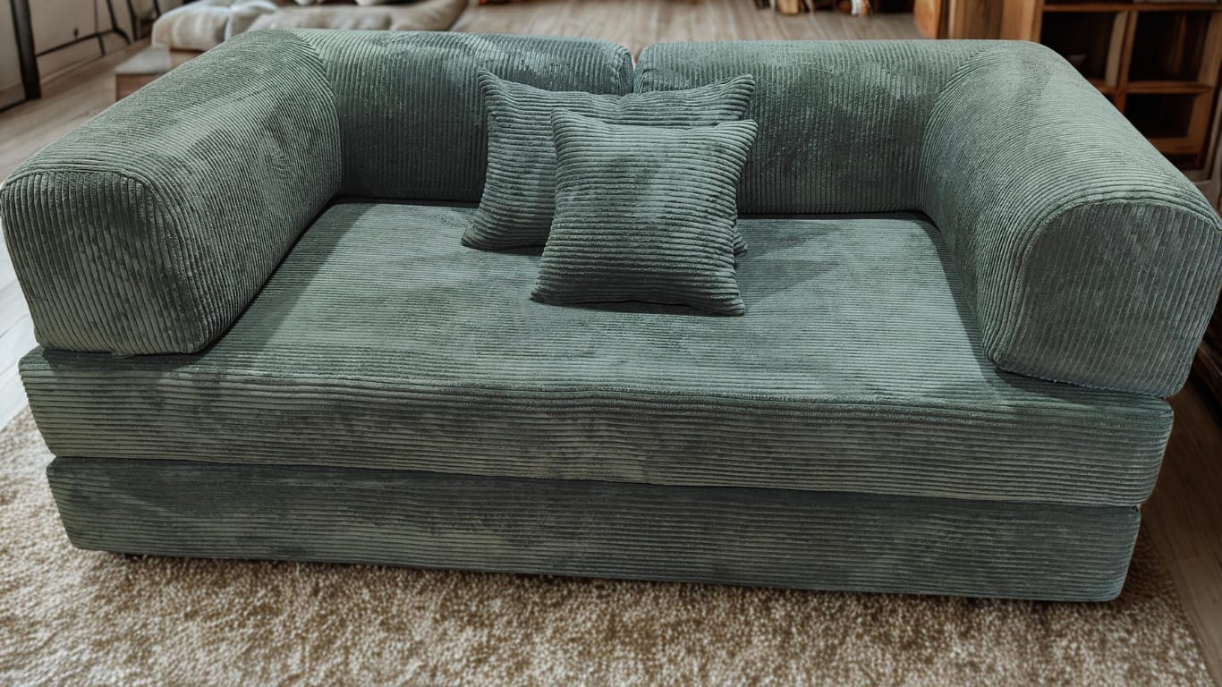 Customer photo review of Nova Sofa Bed-Vintage Green