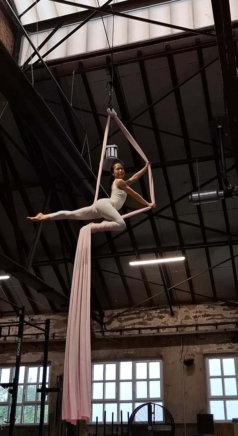 Customer photo review of Aerial Silk Classic - kirschblüte