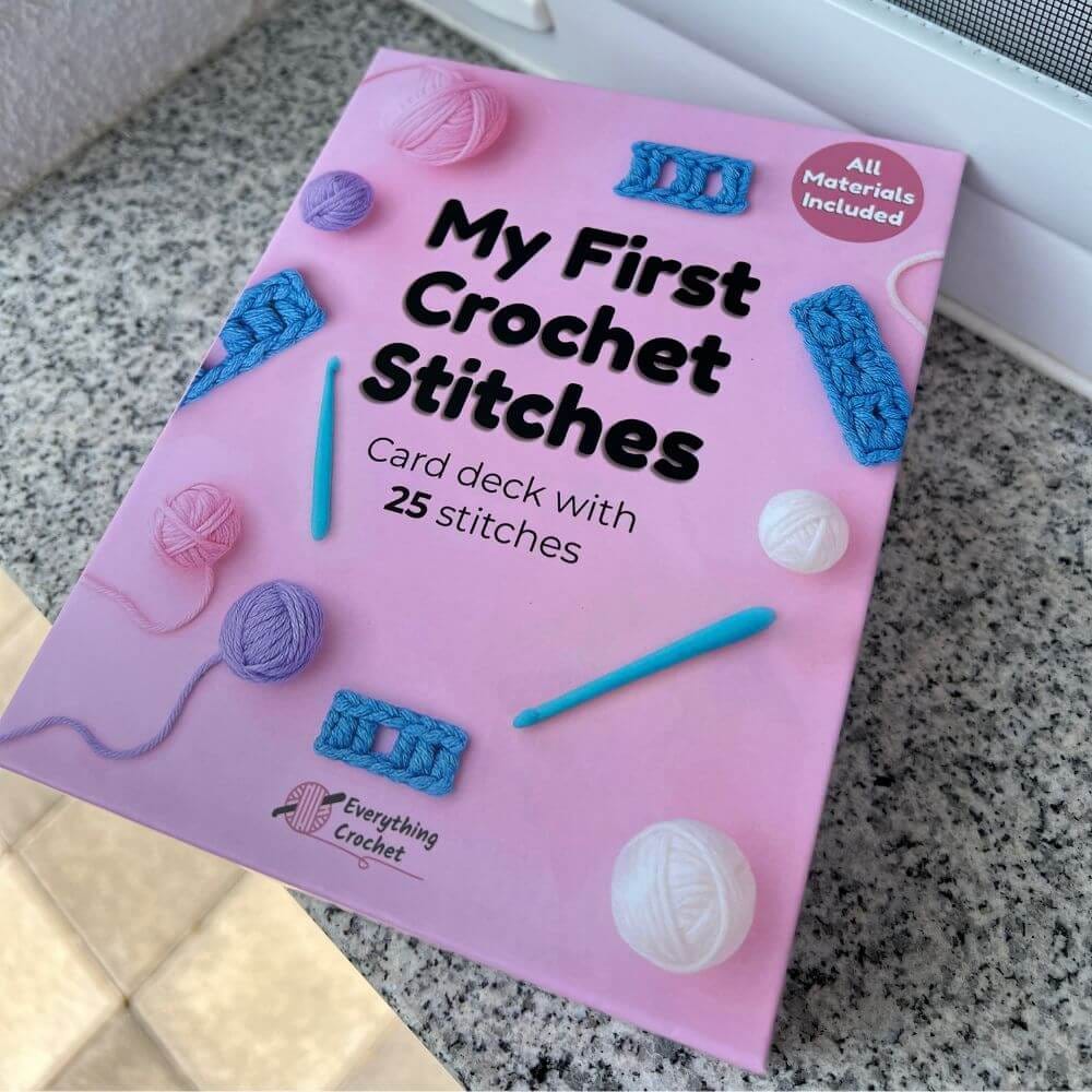 Customer photo review of My First Stitches Crochet Kit
