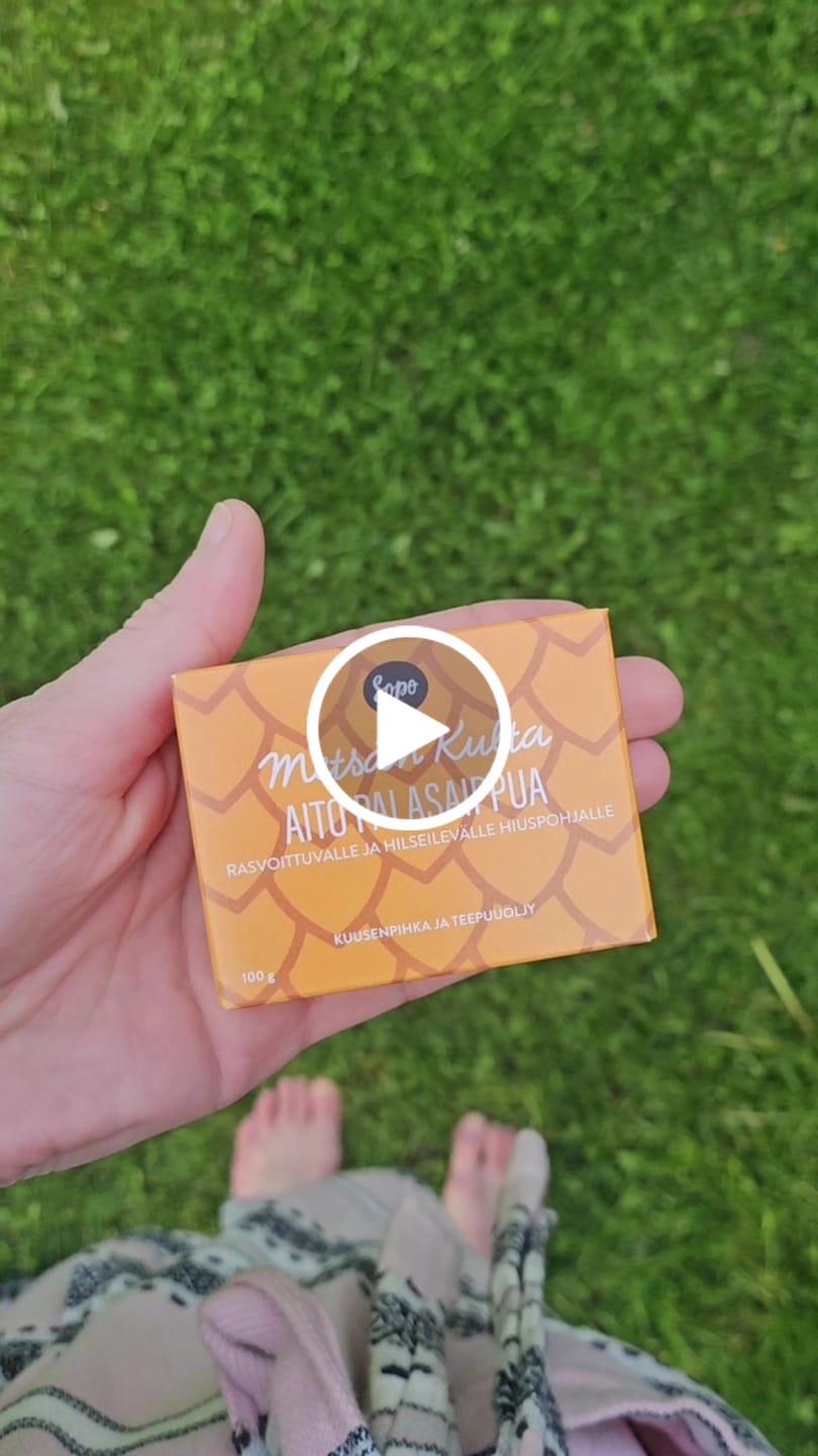 Customer video review of Metsäbiomi Palasaippua Clean Dirt