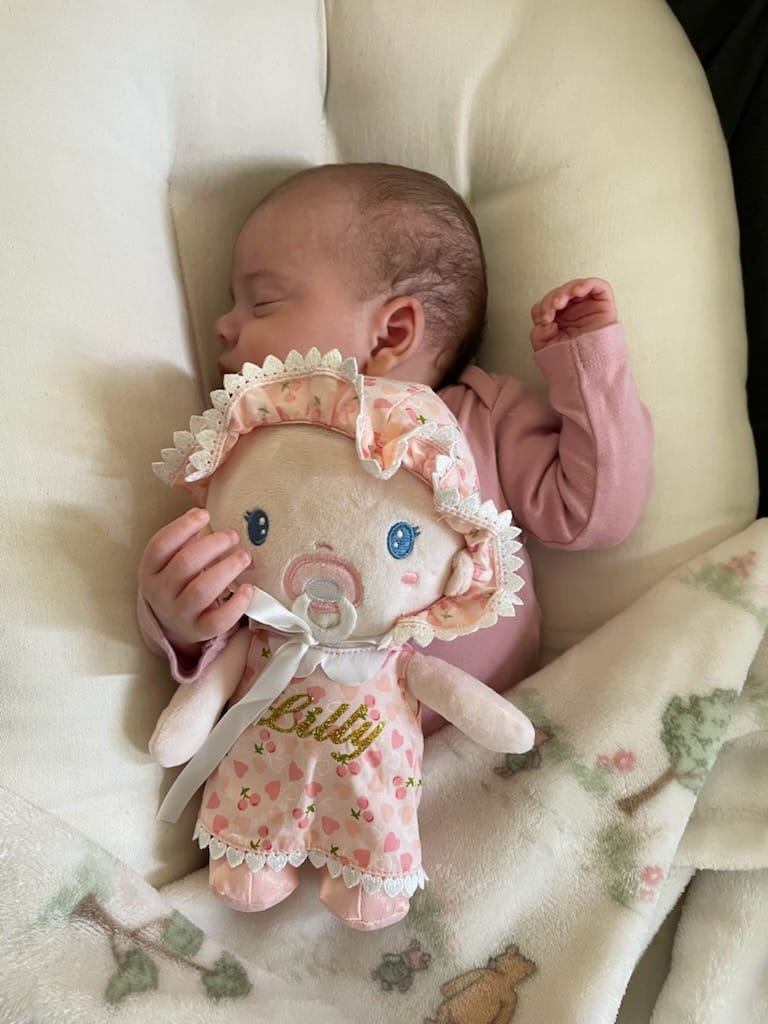 Customer photo review of Personalized Daisy Baby Girl