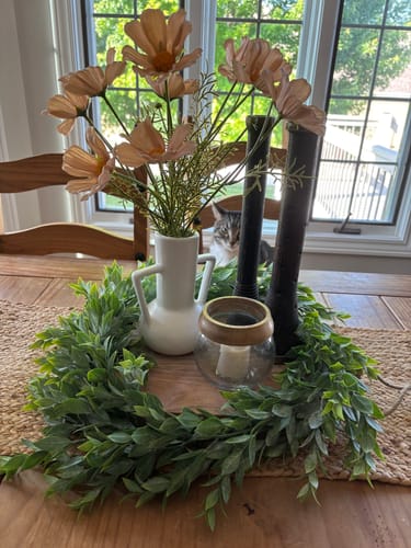 Customer photo review of Real Touch Calliopsis | Latte