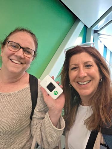 Customer photo review of Portable WiFi Ireland