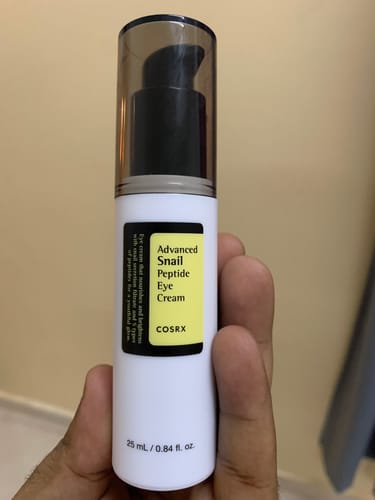 Customer photo review of كريم العين المتقدم بالحلزون من كوسركس - 25مل