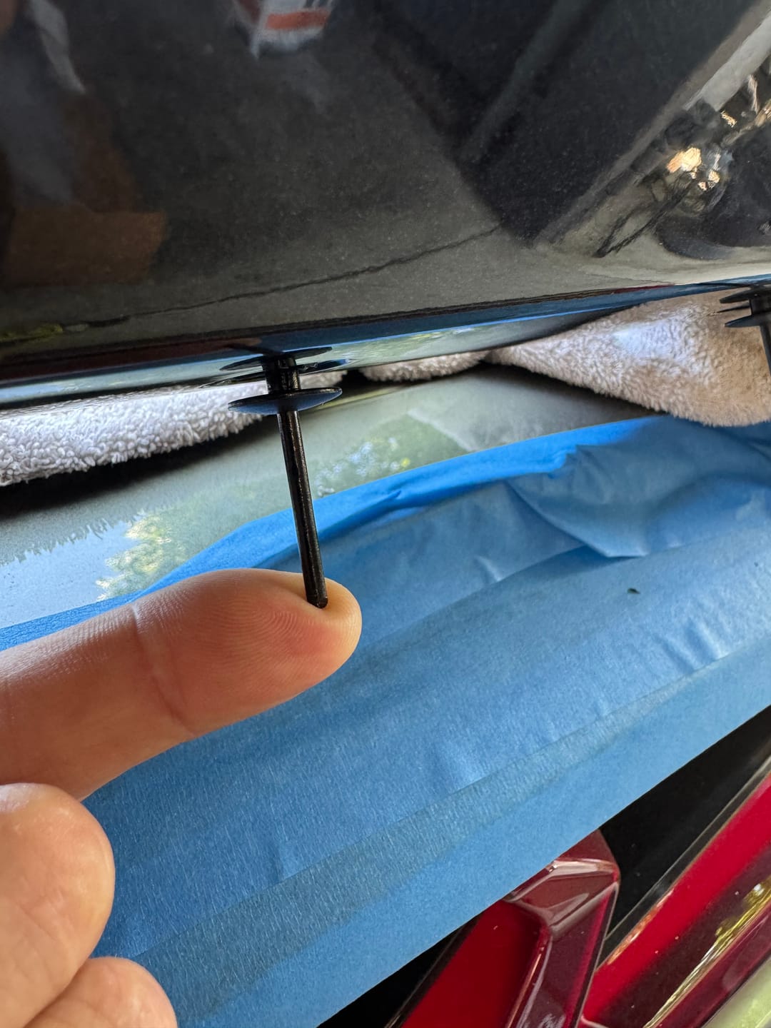 Customer photo review of Corvette C8 Z51 Rear Spoiler Add-On Wicker Extension