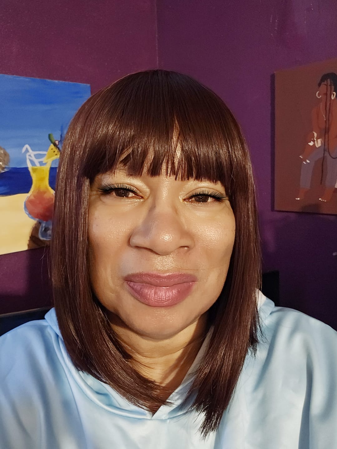 Customer photo review of Zury Sis The Dream Full Wig - DR-H HONEY