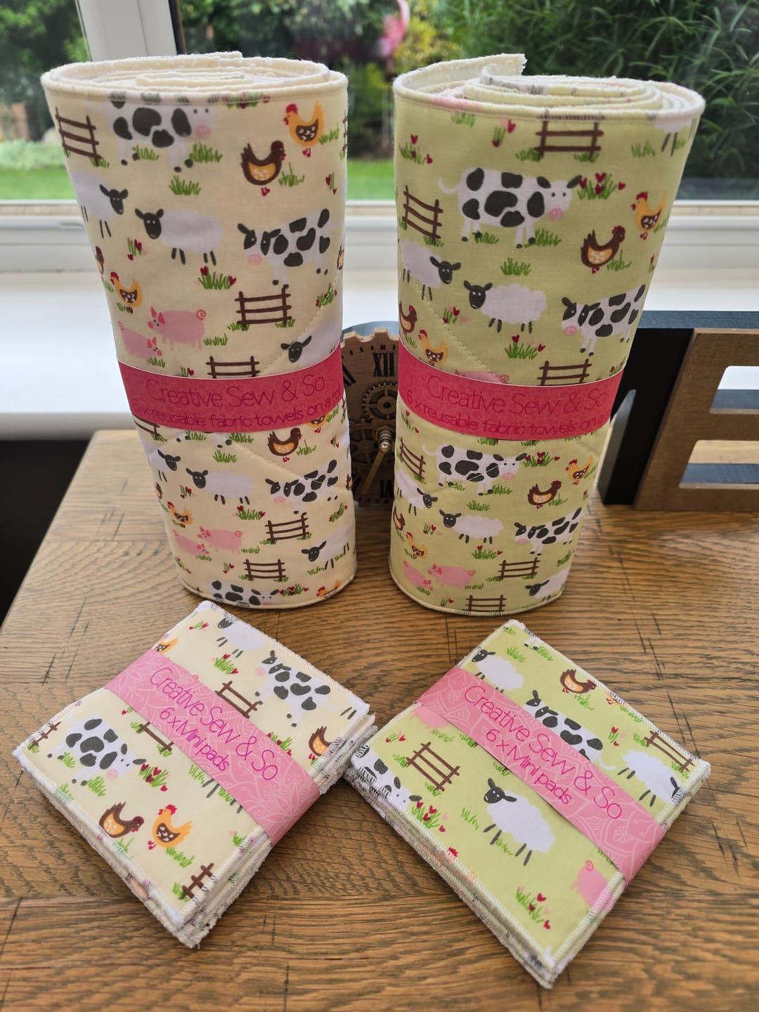 Customer photo review of Farm Animals Polycotton Fabric