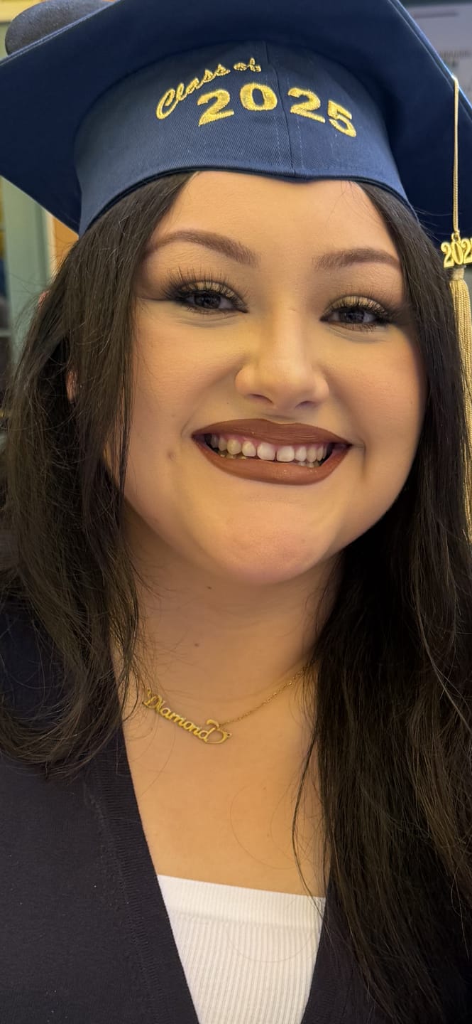 Customer photo review of Crescent Heart Name Necklace