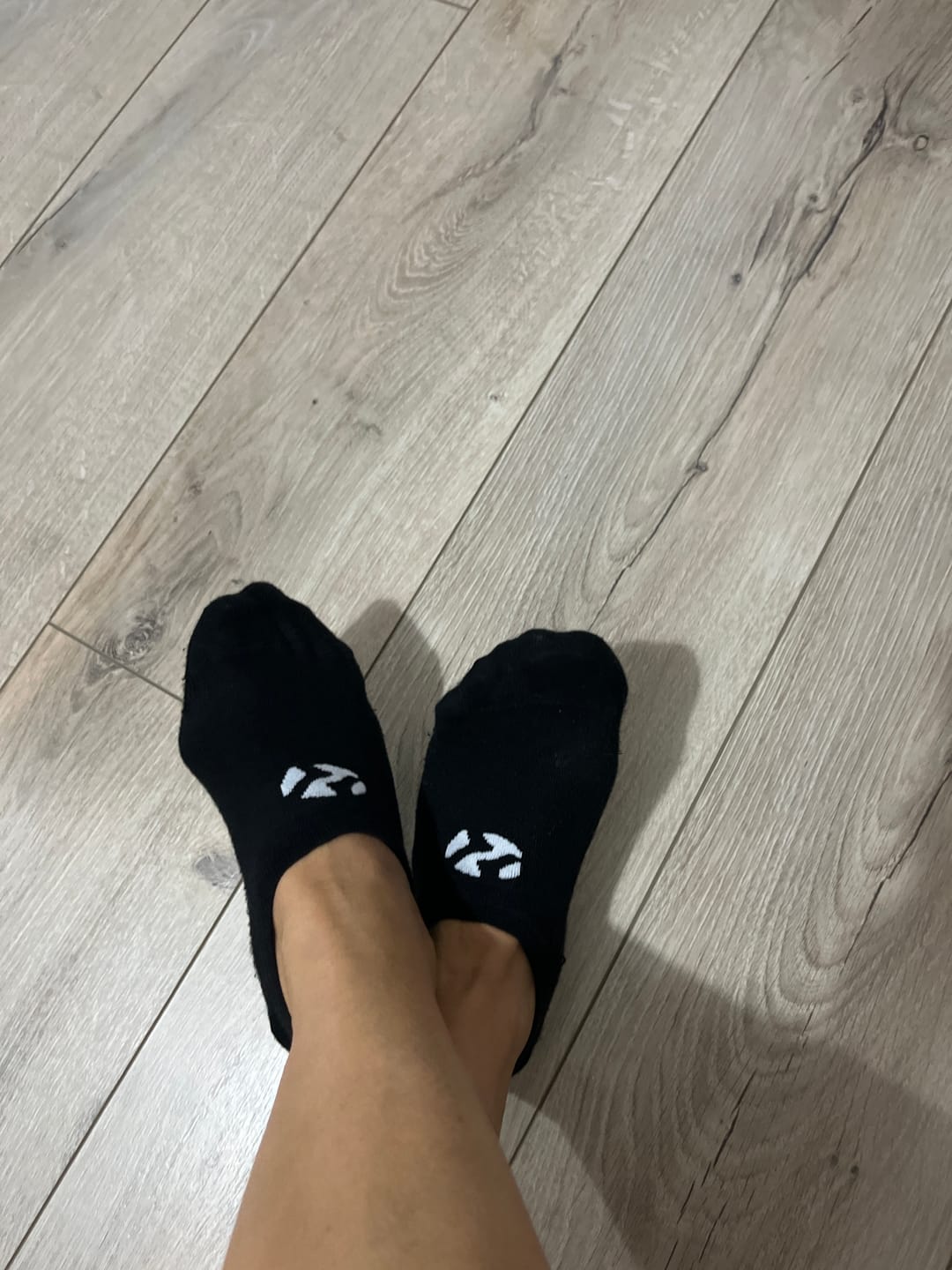 Customer photo review of 8-PACK NO SHOW SOCKS