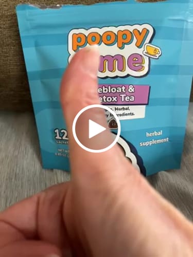 Customer video review of Poopy Time Debloat & Detox Tea (Original)
