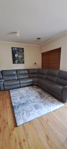Customer photo review of The Mellow Mat v2® Designer Print | Storm Shadow (Soft Touch Sensory Tatami Rug) PR03