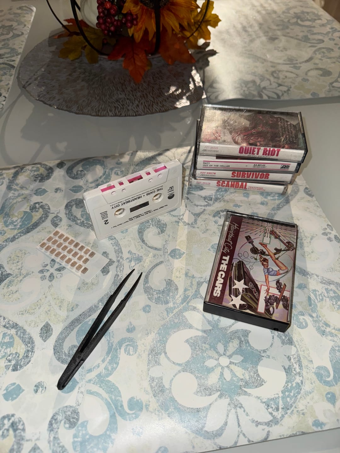 Customer photo review of Replacement Felt Pressure Pads for Cassette Tape Repair (30 pieces)