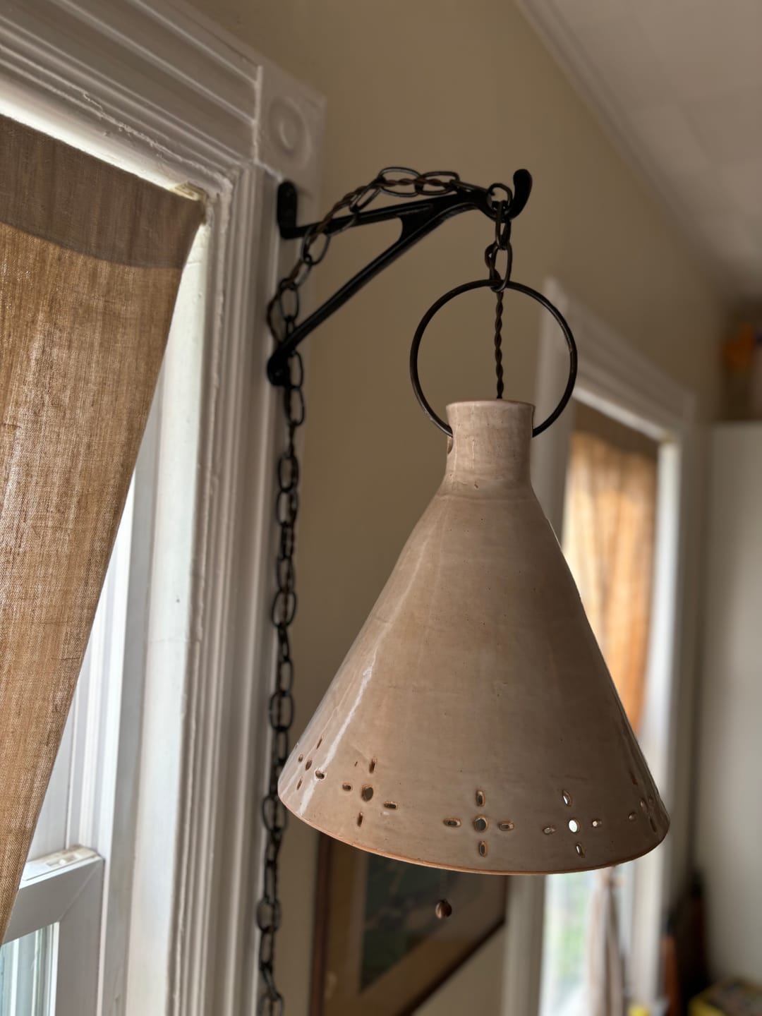 Customer photo review of 7 & 10 Inch Cast Iron Hanging Hook Bracket