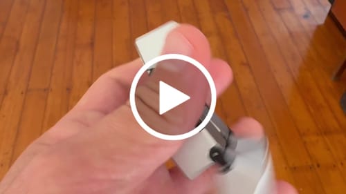 Customer video review of Silver Infinity Cube Fidget - 108 grams