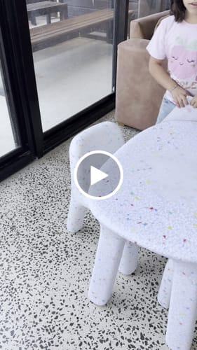 Customer video review of Confetti Children's Table & Chair Set