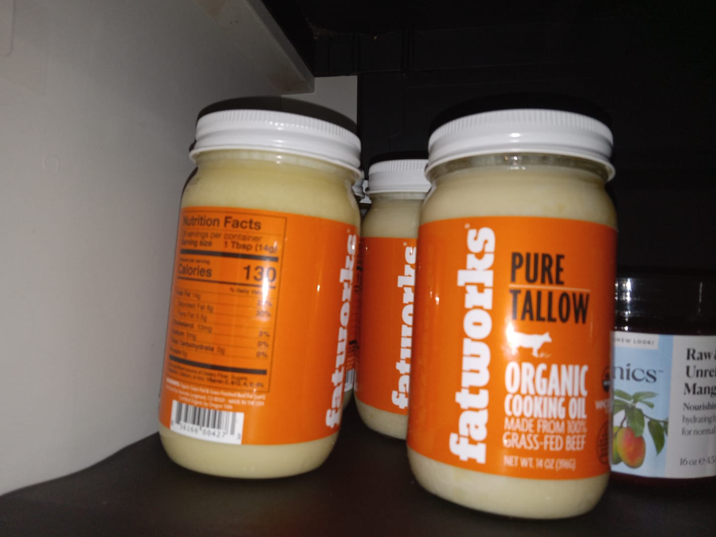 Customer photo review of Organic Grass Fed Beef Tallow (14 oz)