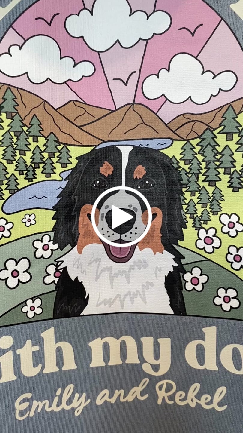 Customer video review of Personalised Life is Better with your dog Hoody