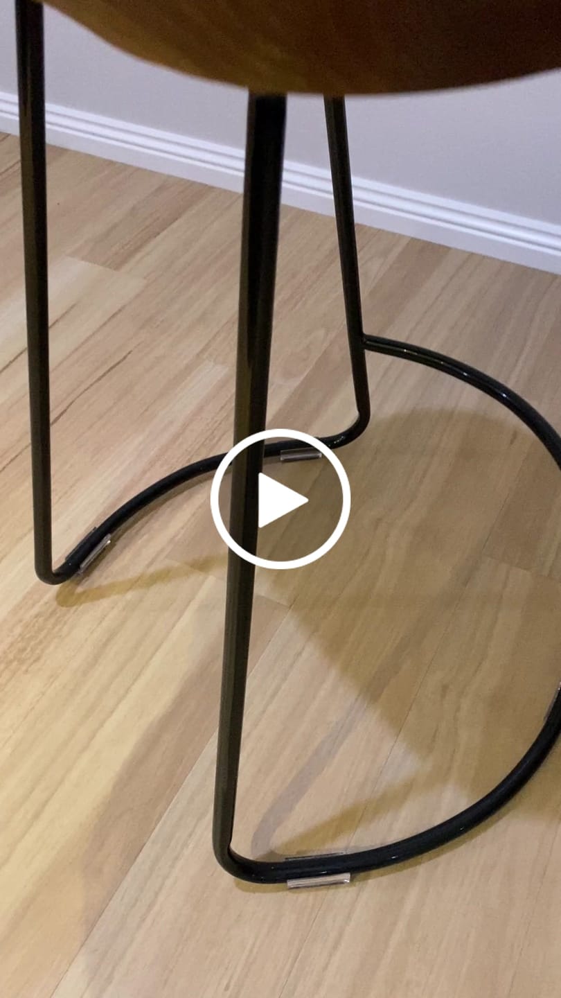 Customer video review of Clear Felt Clip on Sled Chair Glides - Sleigh Chair Glides