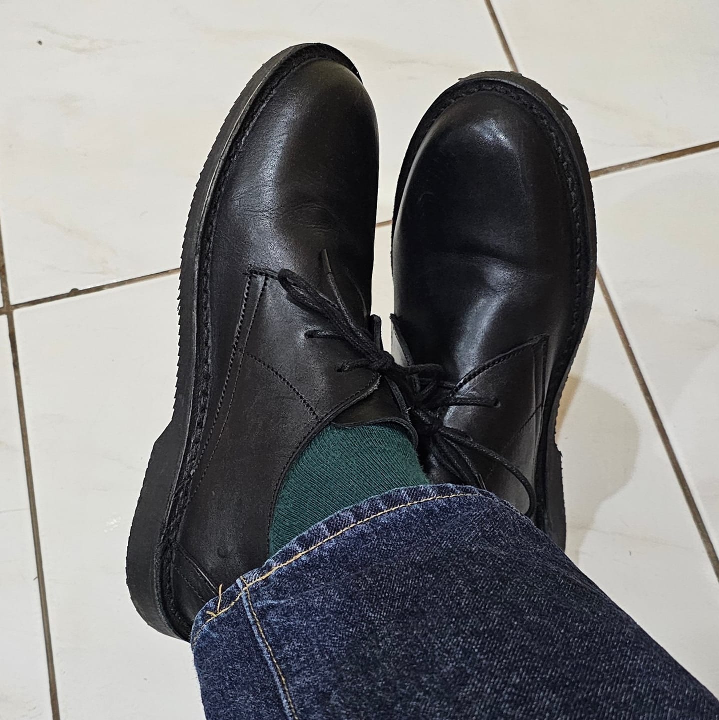 Customer photo review of Veldskoen Smart Shoe (Black)