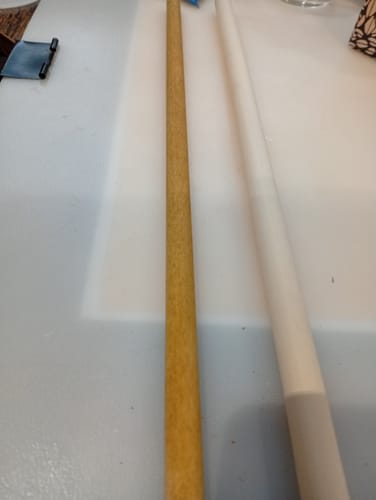 Reseña con foto de un cliente sobre Tinte Acrílico roble 50 ml